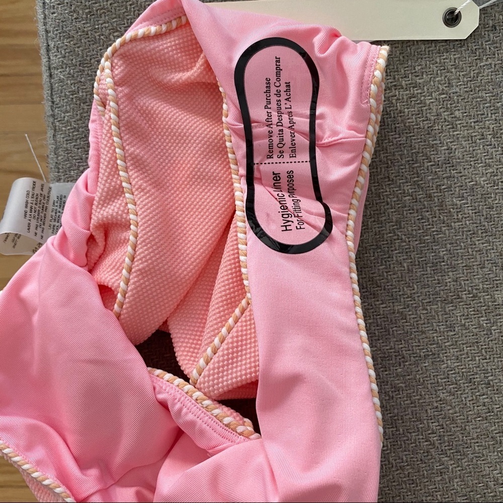 NWT Jonathan Simkhai Piped Luxe Strap Bikini - Picture 12 of 12